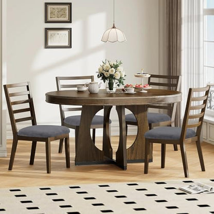 Smiry Velvet Seat Covers for Dining Room Chair Set of 6 - color: Dark Grey, size: Set of 6