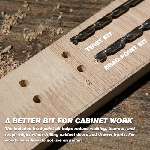 Cabinet Hardware Jig Tool Drawer Pull Jig Cabinet Handle Template Tool Jig - color: Red-gray