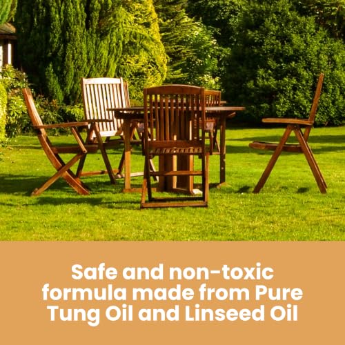 Furniture Clinic Teak Oil, Protects Indoor & Outdoor Wood Furniture - size: 17 Fl Oz (Pack of 1)