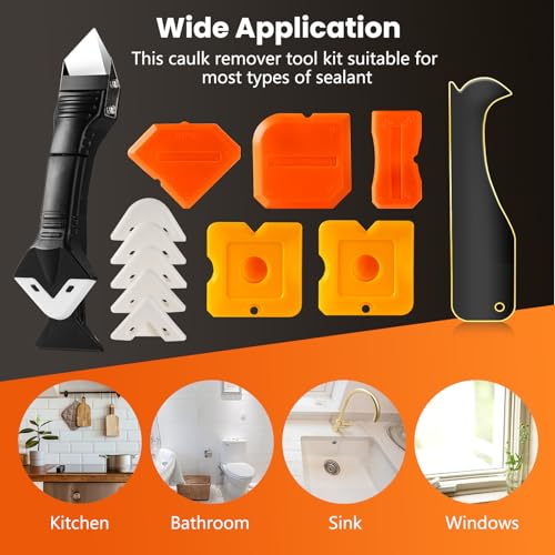 3 in 1 Silicone Caulking Tools, 12pack