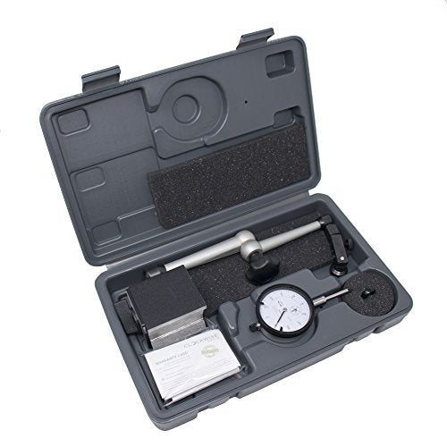 Clockwise Tools Dial Indicator with Magnetic Base Holder Stand, DIMR-0105 0-1 inch - style: 0-1" DIMR-0105 with Magnetic Base