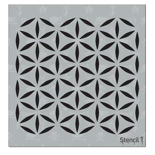 Stencil1 x 6-inch Stencil-Moroccan Petal - color: Moroccan Stencil 5.75" x 6"
