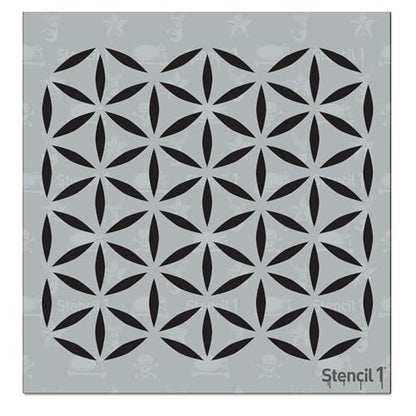 Stencil1 x 6-inch Stencil-Moroccan Petal - color: Moroccan Stencil 5.75" x 6"