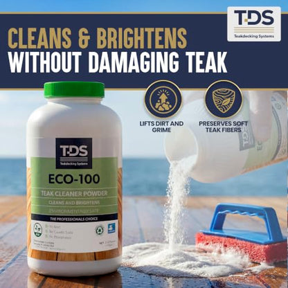 Teakdecking Systems (TDS ECO-100 Teak Cleaner Powder - 2lb - size: 32 Ounce (Pack of 1)
