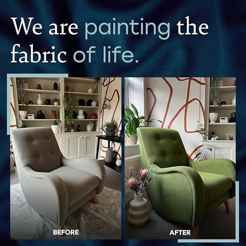Fabricoat Fabric Paint & Upholstery Dye, Black, Flexible Finish - color: Black, size: 2500 ml