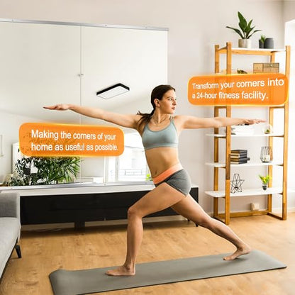 Delma Home Gym Mirror, 48''x28''x2PCS Silver Wall Mounted - size: 48''x28''x2PCS