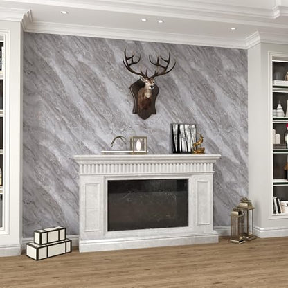 BAYYA Counter Top Vinyl Wrap Marble Contact Paper Countertops Peel Stick - size: 48" x 80"