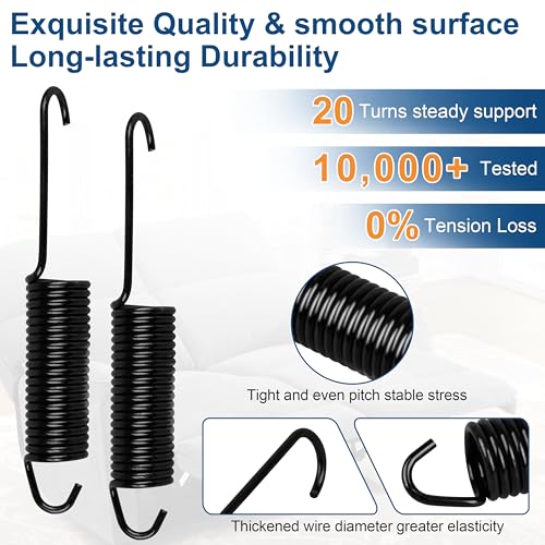 2 Pack 4-1/2 Inch Recliner Sofa Chair Mechanism Tension Spring