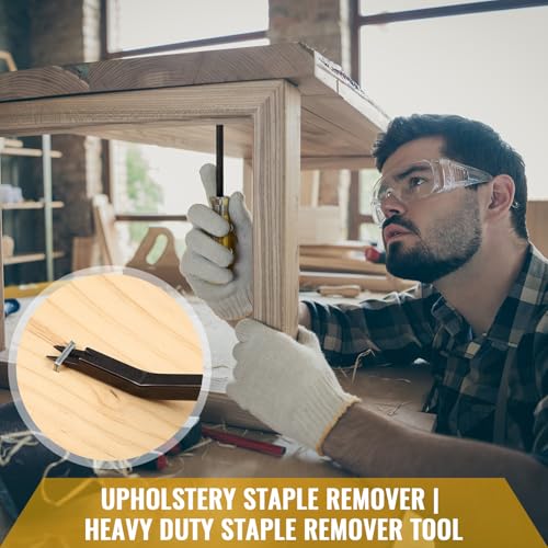 Blulu Upholstery Staple Remover Tool Heavy Duty Staple Puller