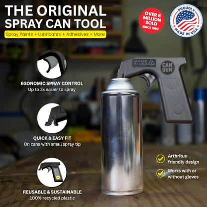 SafeWorld International 116504-12 The Original Can Gun Spray Can Tool