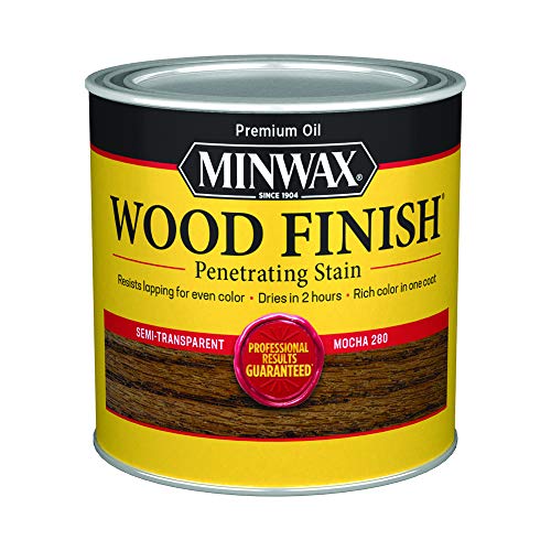 Minwax 227194444 Wood Finish, Mocha - color: Mocha, size: 0.0625 Gallon