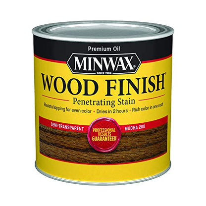 Minwax 227194444 Wood Finish, Mocha - color: Mocha, size: 0.0625 Gallon
