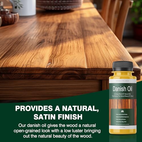 Pure Linseed Oil Wood - Linseed Oil for Wood Finishing - 5.3 oz - color: Light Yellow
