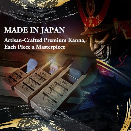 SUIZAN Kanna Japanese Wood Planer 2" Double Blade - Hand Block Plane - size: 2 inch (50mm) 2-Blade