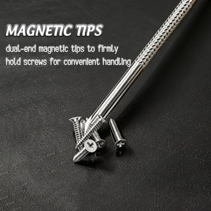 Right Angle Offset Screwdriver Set 7.5" Magnetic Phillips & Slotted