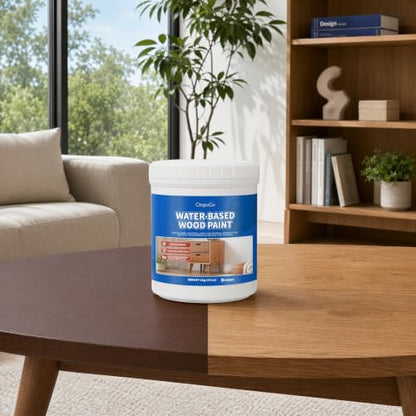 Wood Furniture Paint, Chocolate Brown, 16 fl oz - color: Chocolate Brown, size: 16 Fl Oz (Pack of 1)