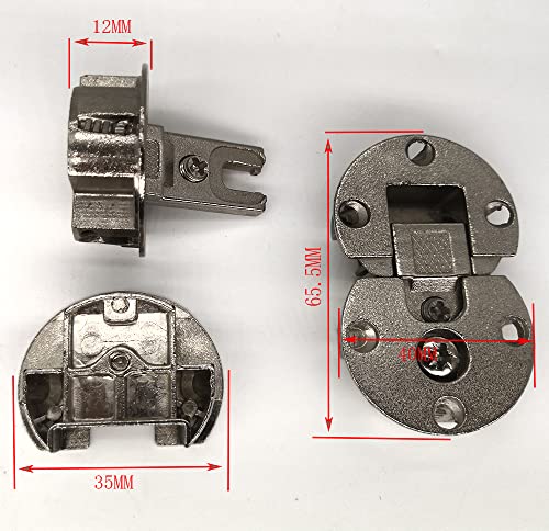 WANLIAN(2 Pieces)-90 Degree Page Turning axis Adjustable Cabinet Door Concealed Hinge Special Table Drop Down Hinge Flush Hinge