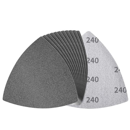 12 Pcs Detail Sander Sandpaper, 240 Grit Triangular Sandpapers - size: 240 Grit