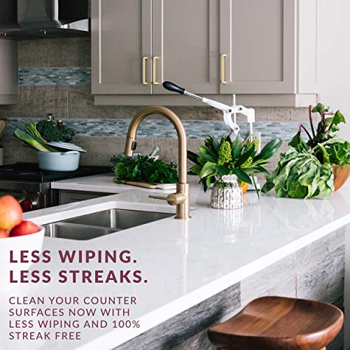 HOPE'S Perfect Countertop Cleaner and Polish 22-Ounce, Streak-Free Multi-Surface Cleaning Spray, Safe on Stone, Laminate, CORIAN, Granite, Quartz, Marble, Pack of 1 - style: 22 Fl Oz (Pack of 1)