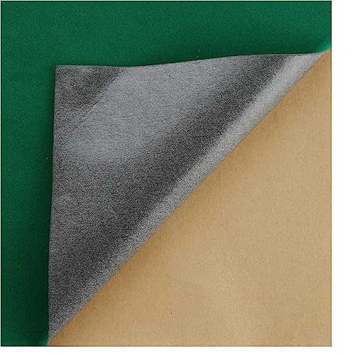 YaoHui 3-Pack Self-Adhesive Felt Sheets, Peel & Stick, A4 Size (8.3" x 11.8", Green) - color: Green