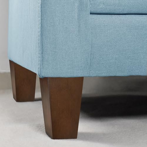 5 inch Sofa Legs Wood Furniture Legs Pack of 4 Pyramid Couch Legs Mid-Century Modern Brown Replacement Legs - size: 5 inch (4pcs) Standard (With hanger bolt)