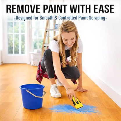 JETMORE Razor Blade Scraper with 15 Blades, Paint Scraper for Cleaning