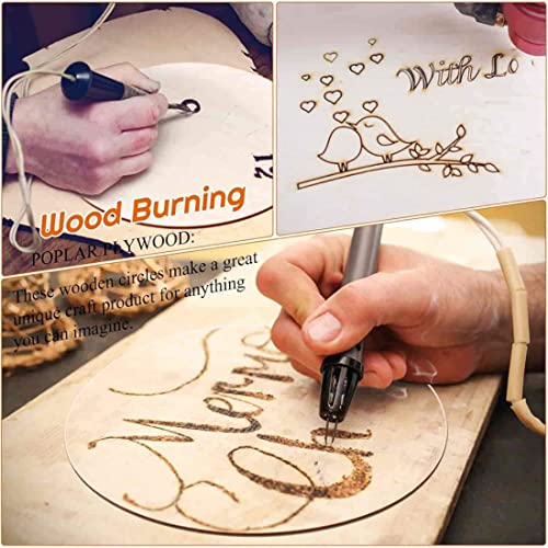 10pcs Oval Craft Wood 7X4.3 Inch Unfinished Wood Crafts,Wood Circles for Crafts, Wooden Oval Cutout,Painting and Wedding Decorations (7 * 4.3 in) - size: 7 x 4.3 inches