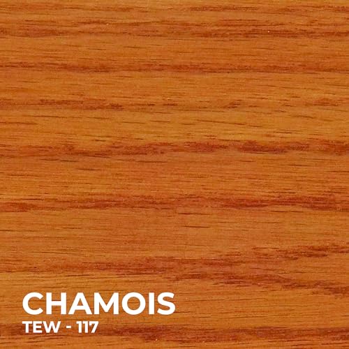 SamaN Interior Water Based Wood Stain - Natural Stain for Furniture, Moldings, Wood Paneling,Cabinets (Chamois TEW-117-32, 32 oz) - color: Chamois, size: 1 Quart