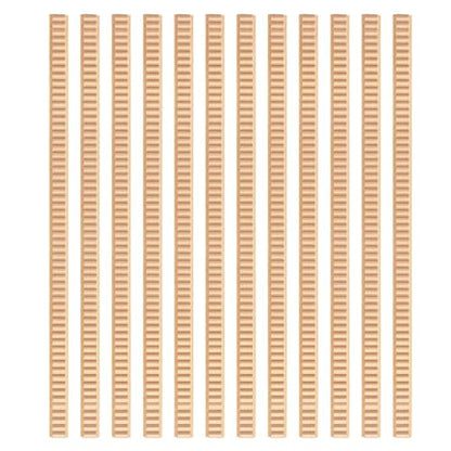 12 Pcs 3D Decorative Wood Trim Molding Wavy, DIY Wood Moldings for Home Wall Cabinet Shelf Window Door Decoration, Home Improvement (15 * 5mm) - size: 15*5mm/0.59*0.19in