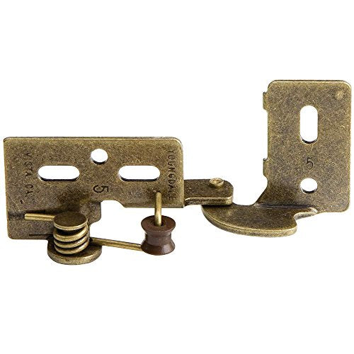 Snap Closing Semi-Concealed Hinges - Oil-Rubbed Bronze (Pair)