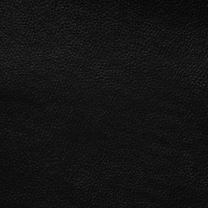 Textured Faux Leather Fabric, Smooth Pebble Grain Vinyl Sheets, Embossed Material, Upholstery, Fashion Apparel, Automotive, DIY and Crafting Pleather - 5 Yard Roll (Black) - color: Black, size: 5 Yard Roll