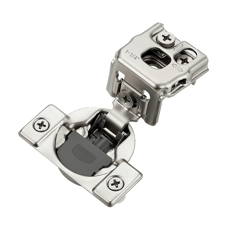 HOME EDIT 1 Pair 1-1/4 Inch Overlay Soft Close Cabinet Hinges Door Hinges - size: 1-1/4 inch Overlay
