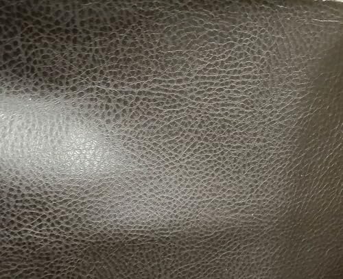 Mybecca Faux Leather Vinyl Fabric Color : Dark Brown Buffalo Bill BY THE Yard - color: Dark Brown, size: BY THE YARD