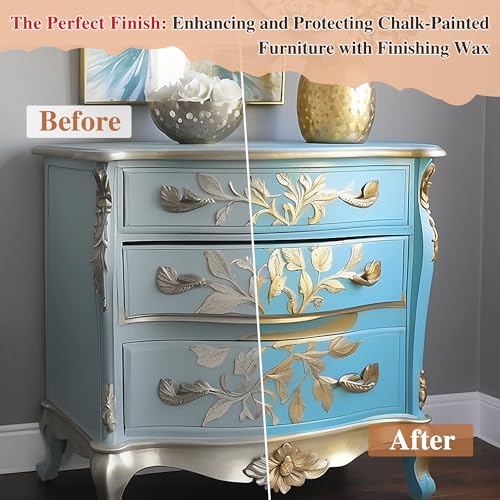 Furniture Finishing Wax Chalk Paint Clear Finishing Wax - color: White 200G