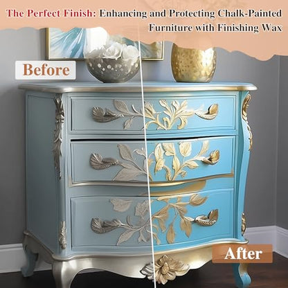 Furniture Finishing Wax Chalk Paint Clear Finishing Wax - color: White 200G