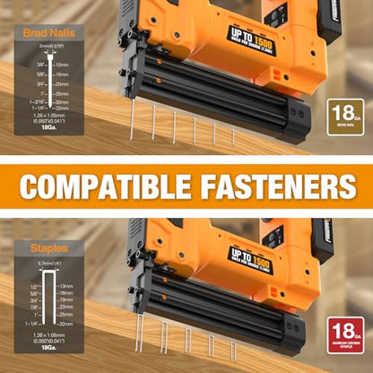 Freeman 20V Cordless 2-in-1 Nailer Kit – 1500 Shots/Charge | PE20VBR9032