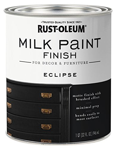 Rust-Oleum Eclipse Milk Paint - color: Eclipse, size: Quart