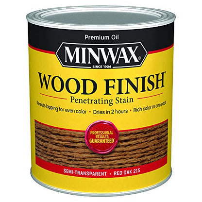 Minwax 70040444 Wood Finish, Red Oak, 1 Quart - color: Red Oak, size: 0.25 Gallon