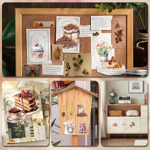 WANDIC 3 Sheets Baking Rub on Transfer Stickers Cake Decals Waterproof Stickers Furniture Decals,15 * 30cm - color: Baking