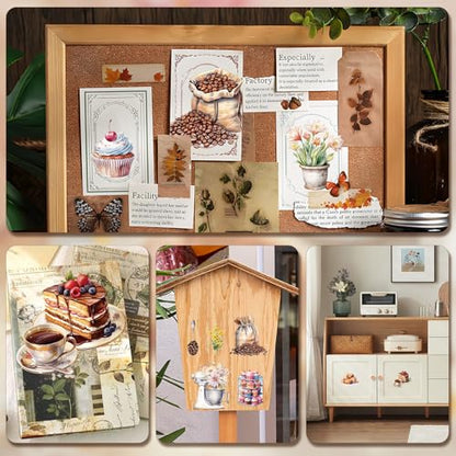 WANDIC 3 Sheets Baking Rub on Transfer Stickers Cake Decals Waterproof Stickers Furniture Decals,15 * 30cm - color: Baking