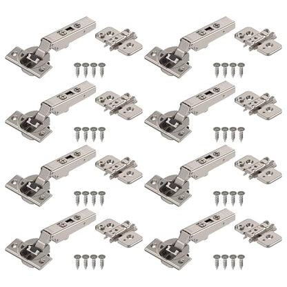 Blum Clip top BLUMOTION Hinge Kit Full Overlay 110° for Frameless Cabinets - size: 4 Kits