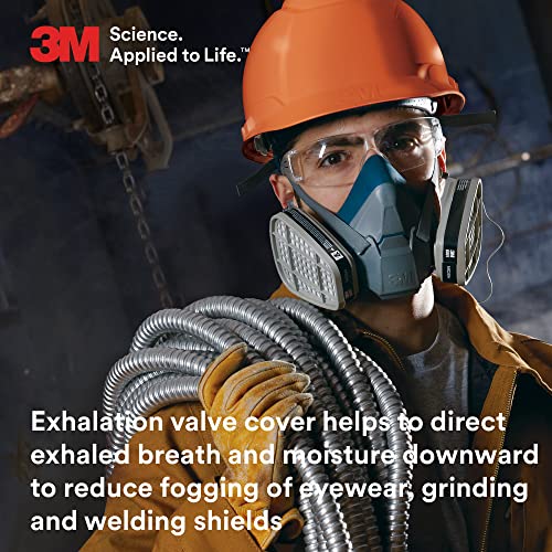 3M Rugged Comfort Half Facepiece Reusable Respirator 6503, NIOSH, Large - style: Large