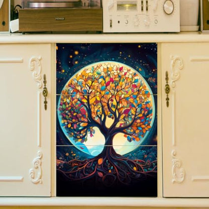 Peacoblue Tree of Life Rub On Transfers for Furniture Craft 6"x12" - style: Tree of Life