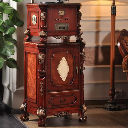 Antrader 2Pcs Unpainted Wood Carved Appliques for DIY,9.84"×5.9"(Style 17) - style: Style 17