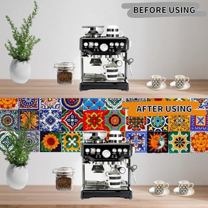 24 PCS Peel and Stick PVC Tile Stickers Waterproof Removable - color: Style a, size: 4 x 4 Inch