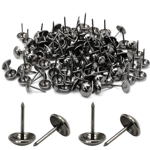 Black Antique Upholstery Tacks 200Pcs - color: Black