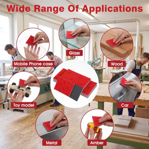 100 Pcs Sanding Sponge Assortment, Sandpaper Assortment Bulk