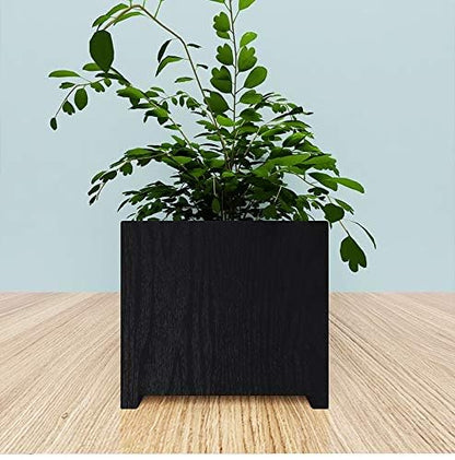 tiltil Black Wood Peel and Stick Wallpaper Wood Contact Paper 17.7" × 393" - size: 17.7" x 393"