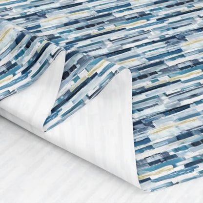 Ombre Fabric By The Yard, Gradient Upholstery Fabric, Stripe Abstract Wood - color: Multi 14, size: 1 Yard