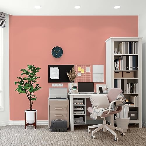 Glidden Total Interior Wall Paint & Primer All-in-One, Holland Tile/Red, Flat, 1 Gallon - color: Holland Tile, size: 128 Fl Oz (Pack of 1)